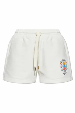 Casablanca WHITE Shorts with logo