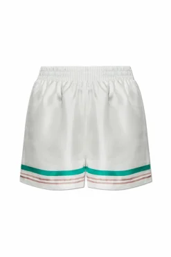 Casablanca WHITE Silk shorts