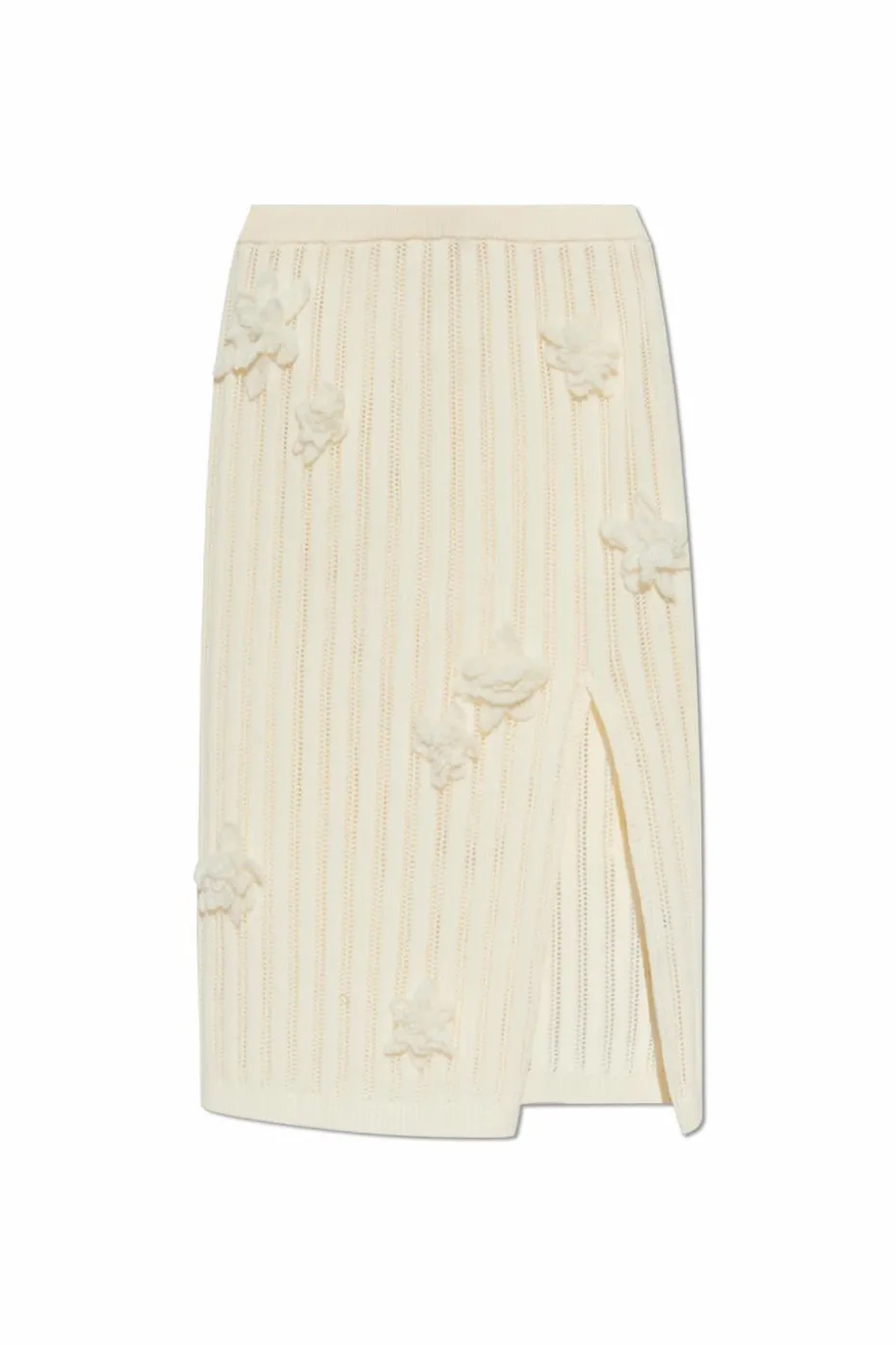 Casablanca WHITE Skirt with patches