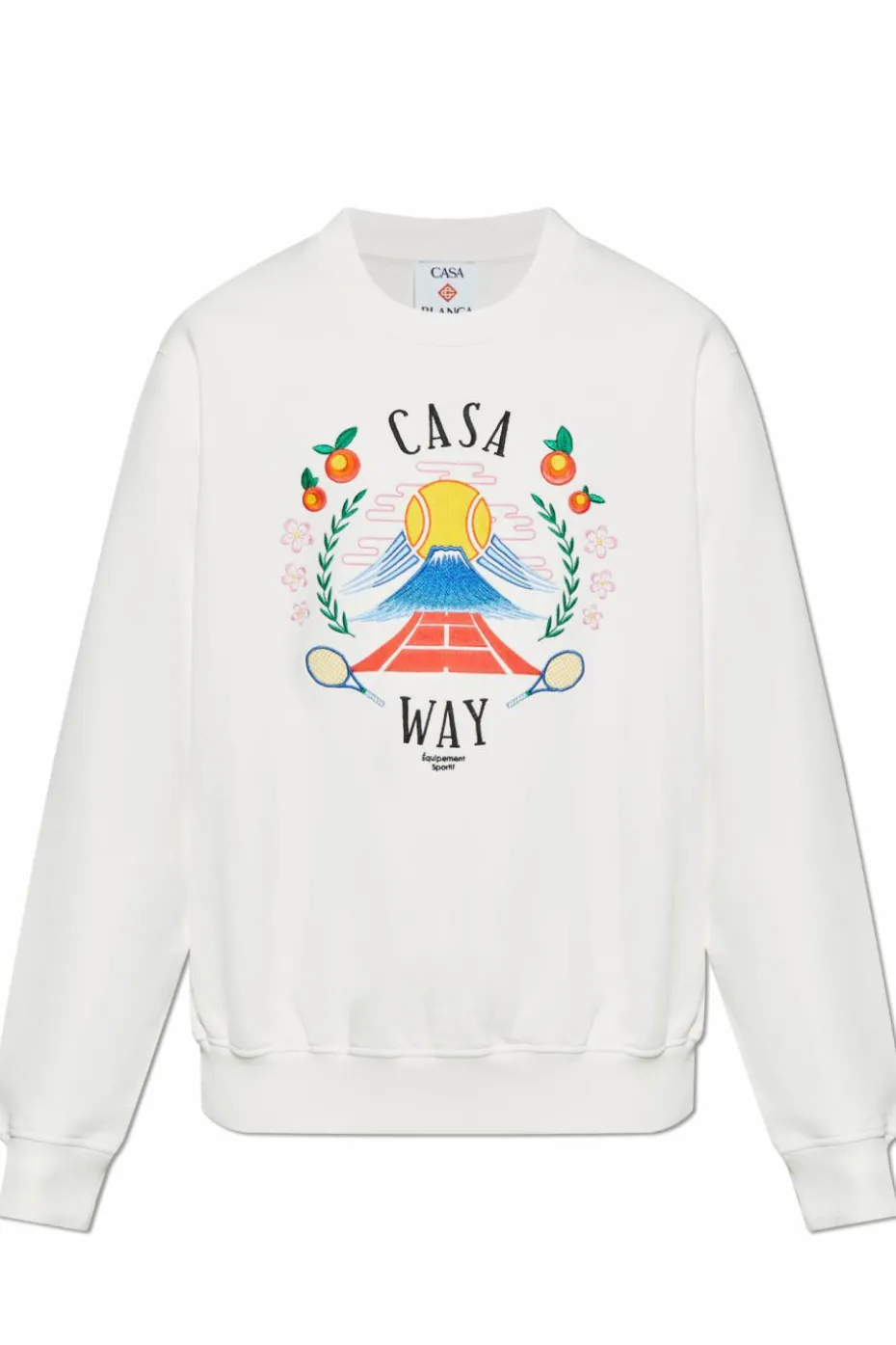 Casablanca WHITE Sweatshirt with print