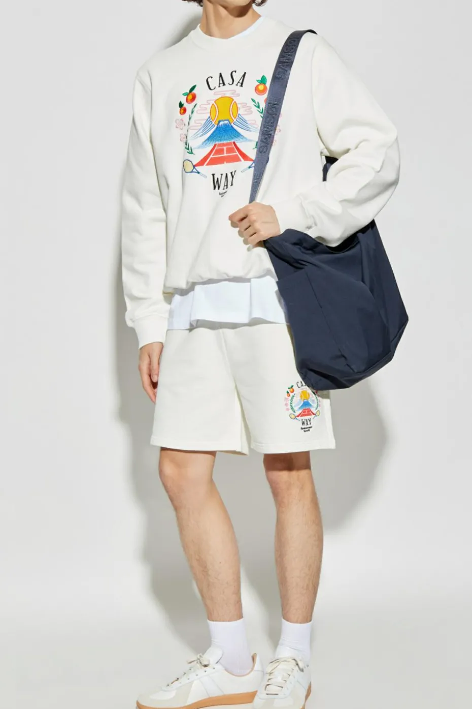 Casablanca WHITE Sweatshirt with print