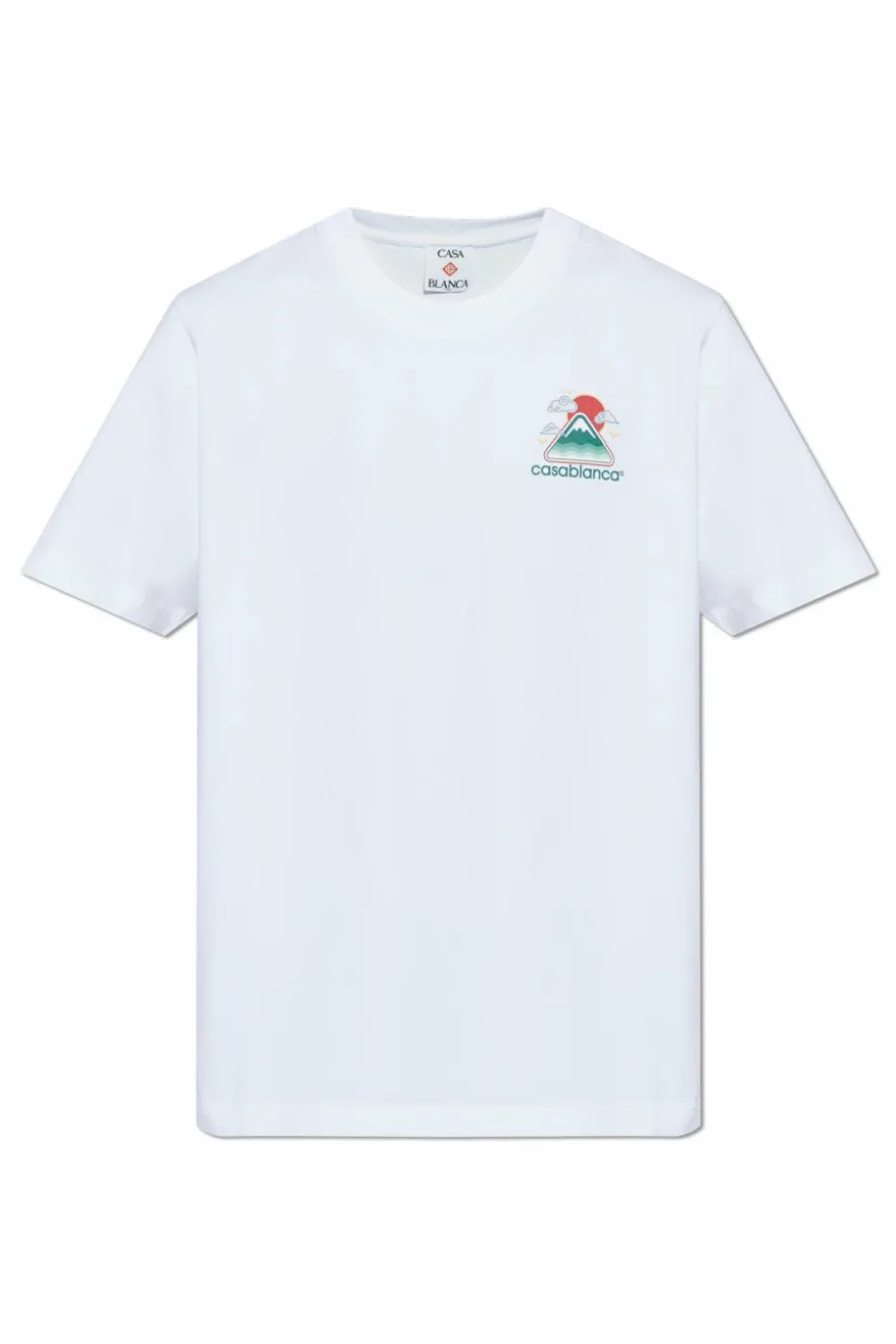 Casablanca WHITE T-shirt with logo