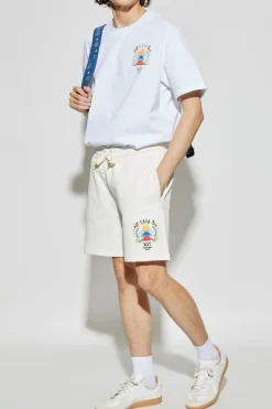Casablanca WHITE T-shirt with print
