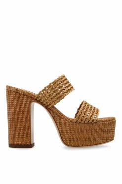 Casadei BROWN Platform slippers Goldeneye