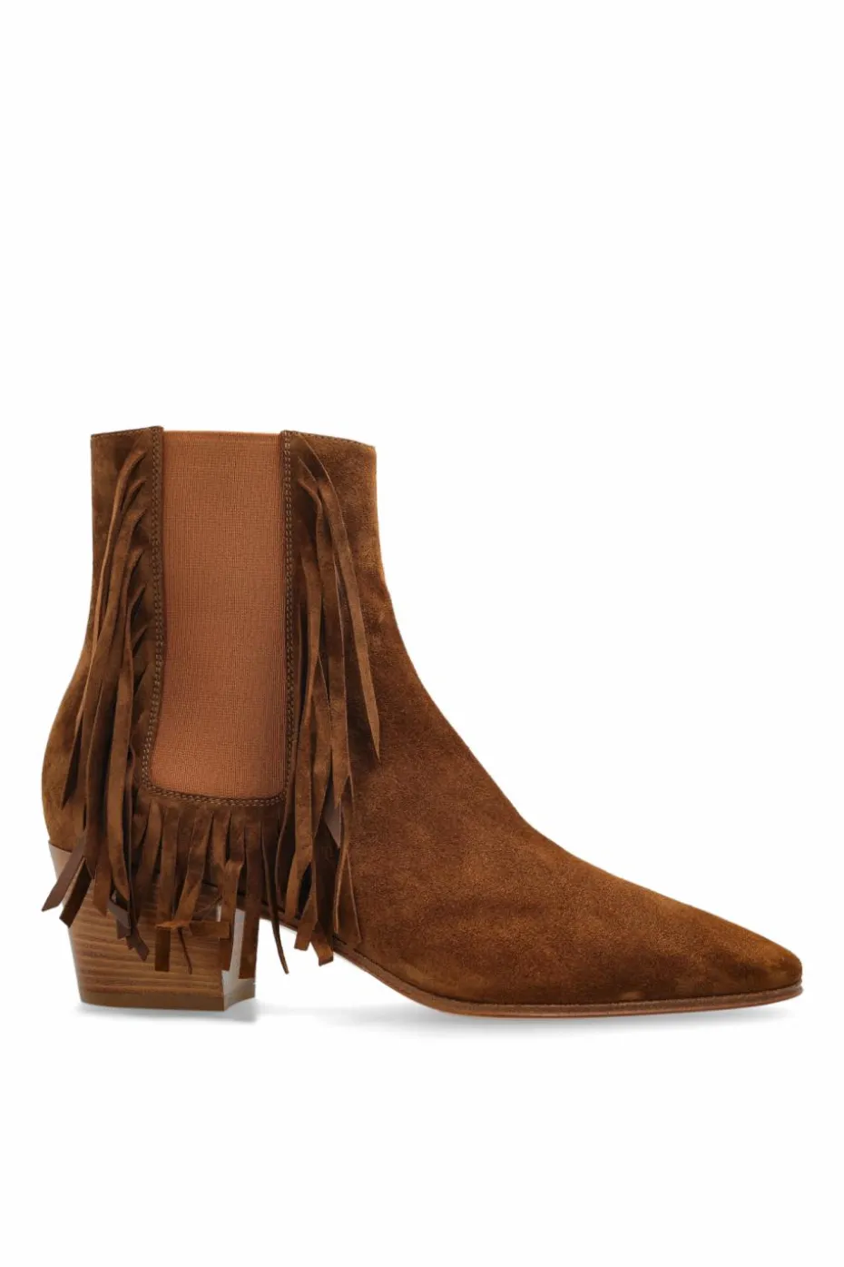 Casadei BROWN Suede ankle boots with heel