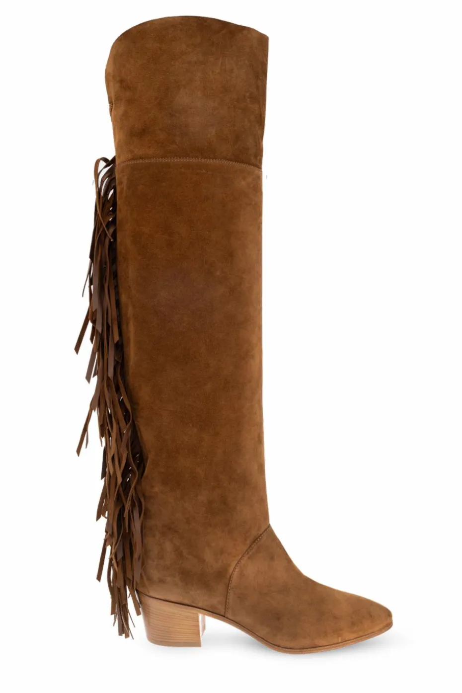 Casadei BROWN Suede heeled boots