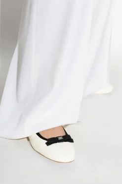 Casadei cream Leather ballet flats