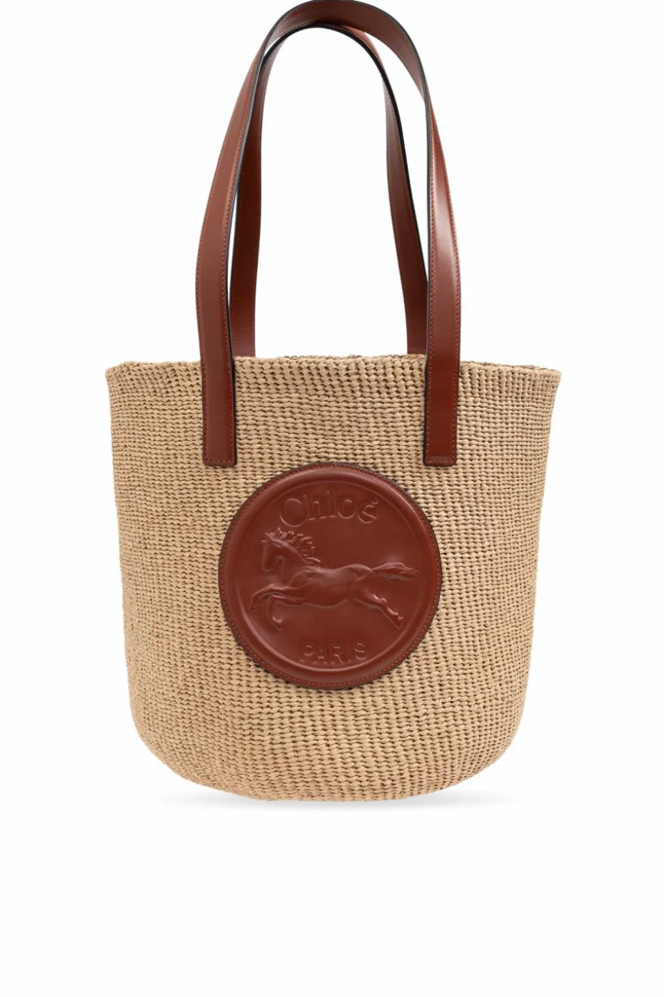 Chloé beige Bag Horse Medal Large type shopper