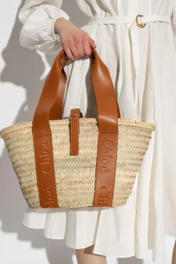 Chloé beige ‘Chloé Sense Medium’ shopper bag