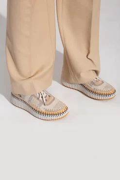 Chloé beige ‘Nama’ sneakers