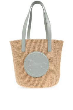 Chloé beige Shopper bag 'Horse Medal Large'