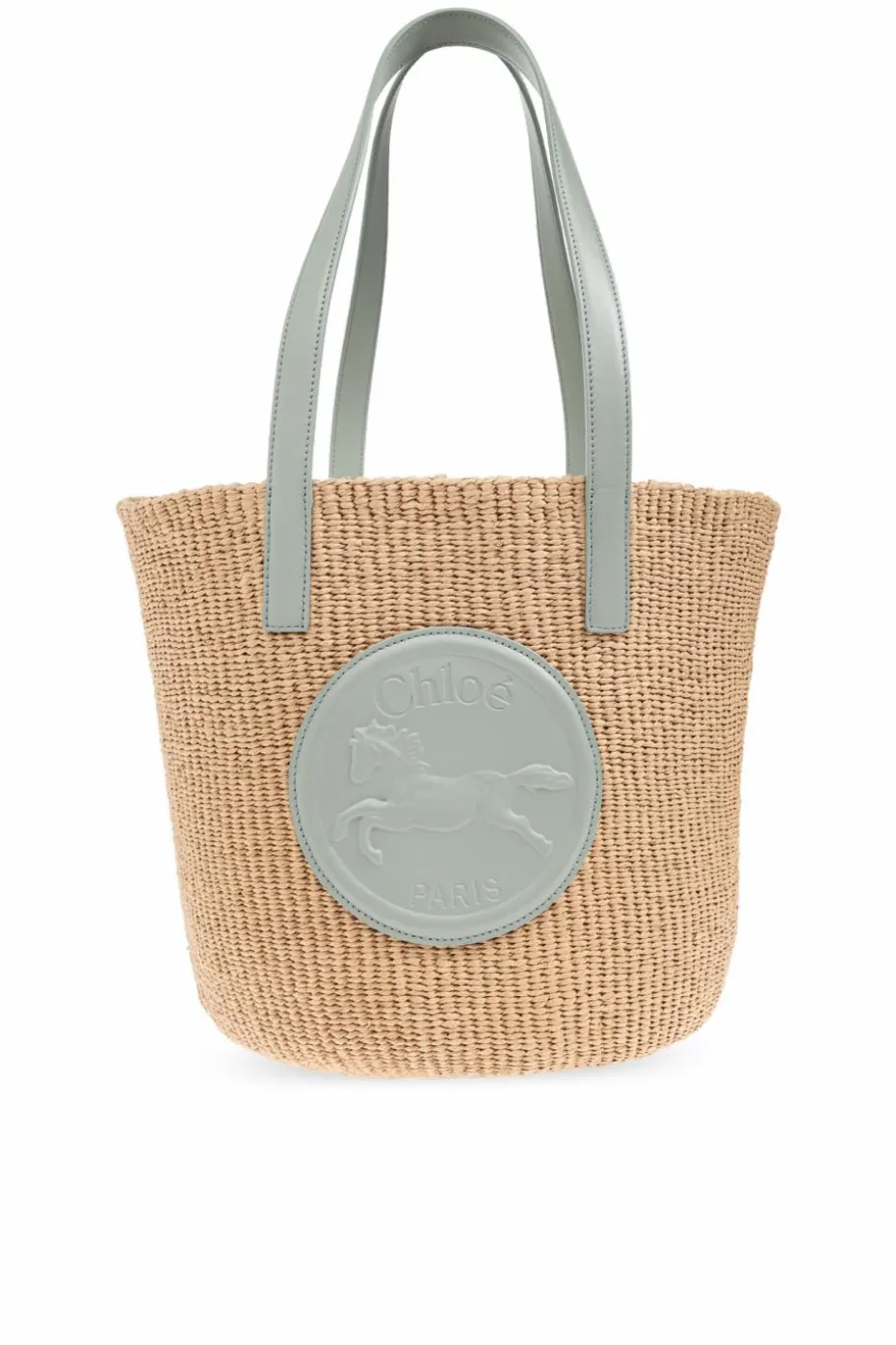 Chloé beige Shopper bag 'Horse Medal Large'