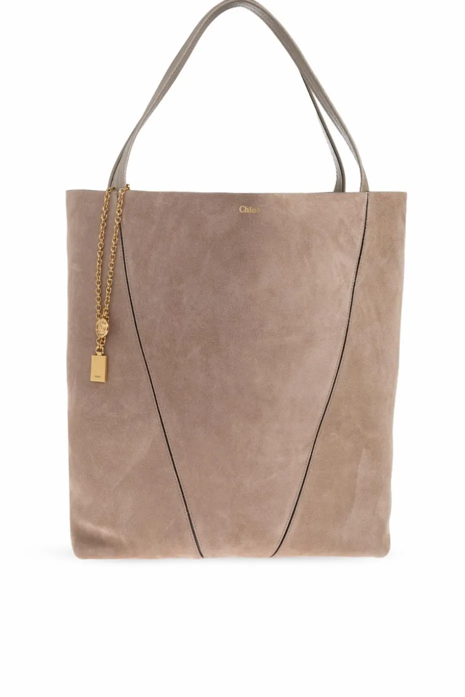 Chloé beige Shopper bag "Spin"