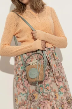 Chloé beige Shoulder bag `Horse Medal Mini` bucket type
