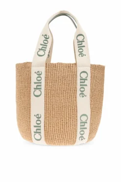 Chloé beige "Woody Large" bag