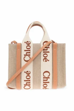 Chloé beige "Woody Small" bag