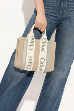 Chloé beige Woody Small bag
