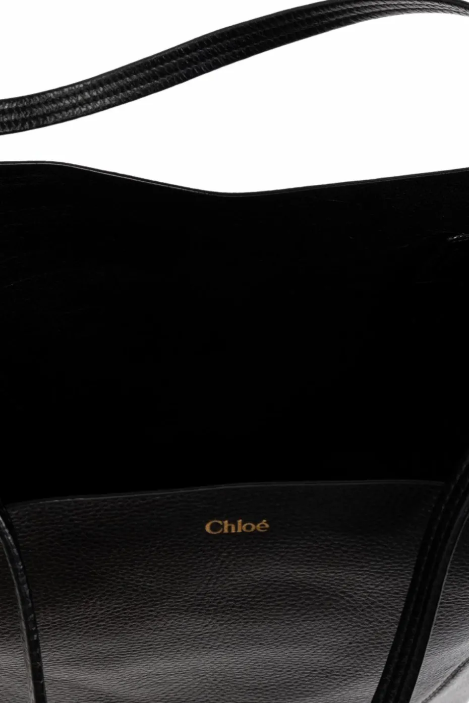 Chloé BLACK Bag Spin Large shopper type