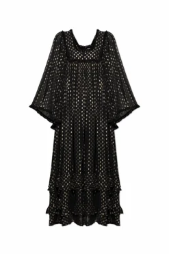 Chloé BLACK Dress with lurex thread