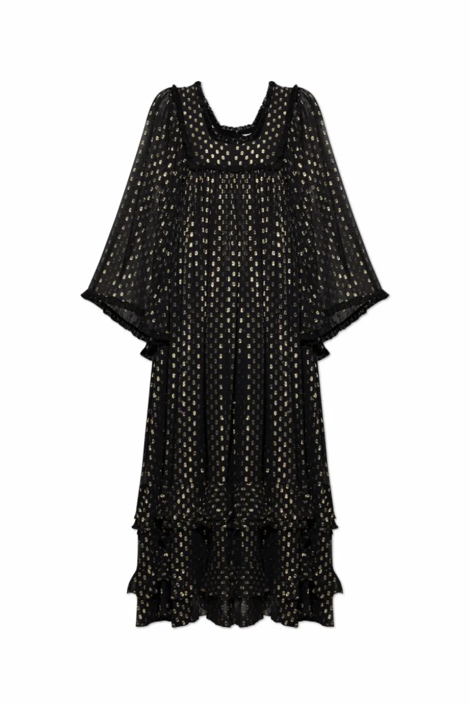 Chloé BLACK Dress with lurex thread