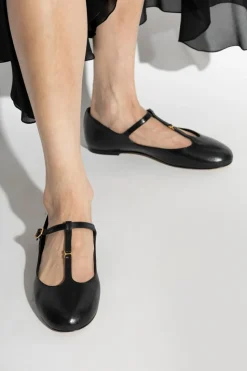 Chloé BLACK Leather ballet flats 'Marcie'