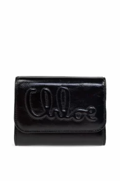 Chloé BLACK Leather wallet