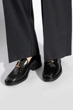 Chloé BLACK Marcie heeled loafers