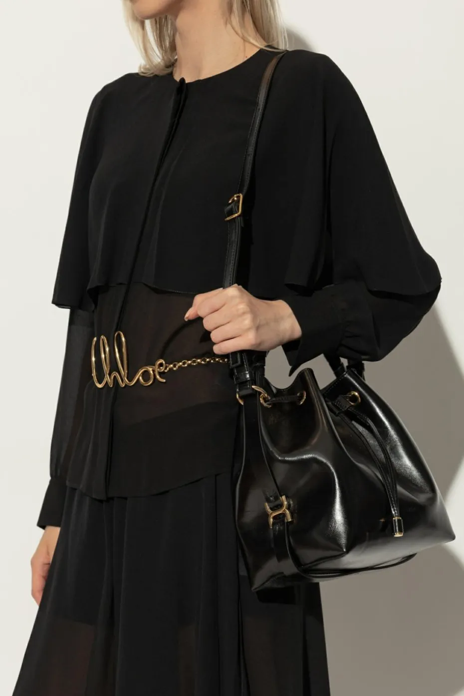Chloé BLACK Marcie shoulder bag