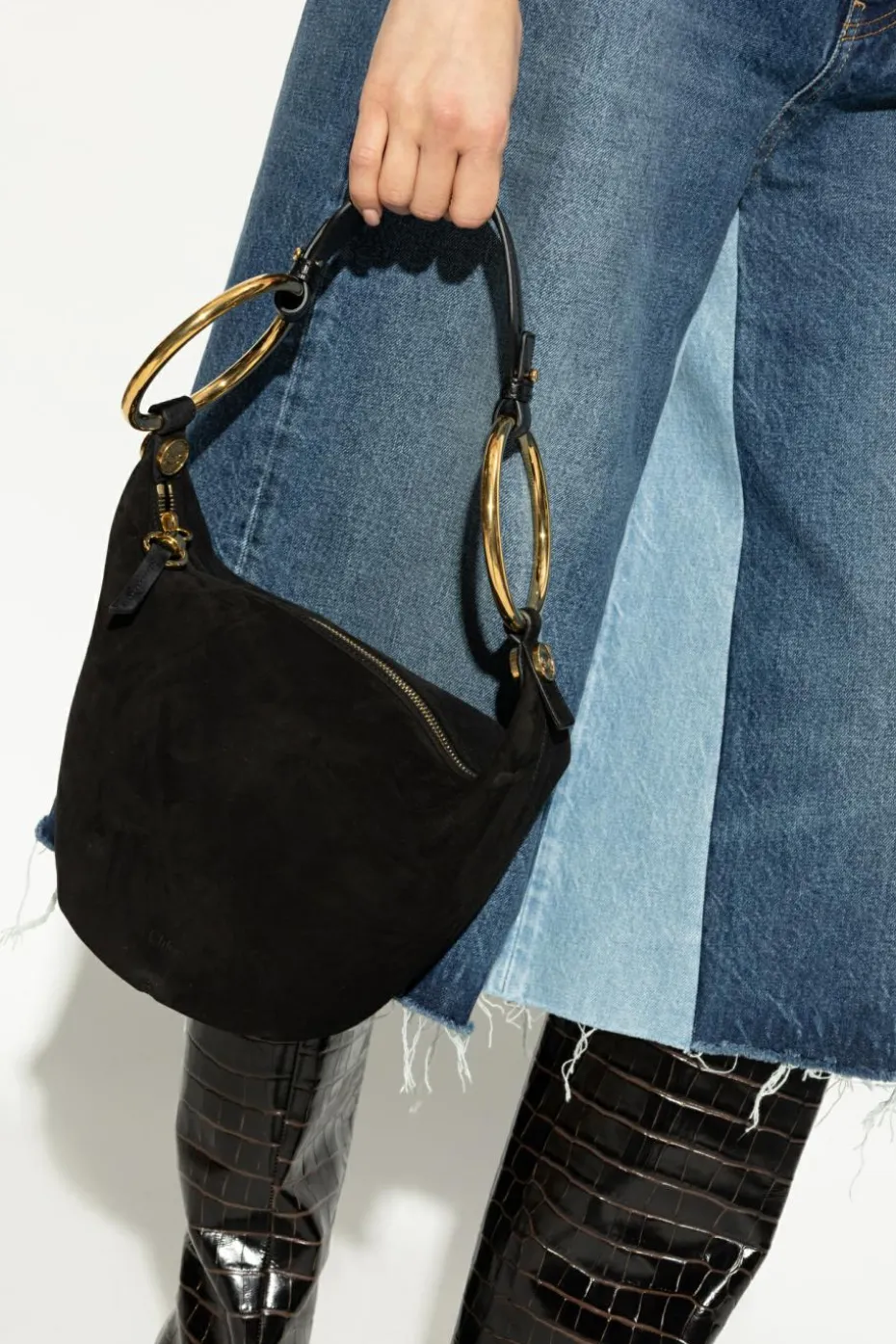 Chloé BLACK Shoulder bag Bracelet Small
