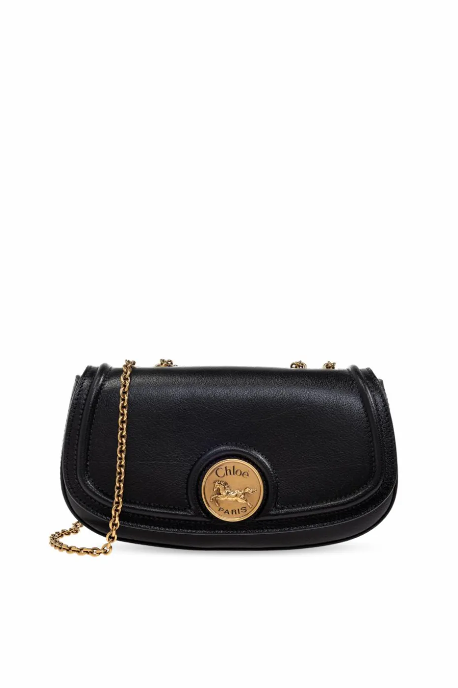 Chloé BLACK Shoulder bag "Horse Medal Mini"