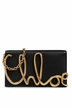 Chloé BLACK Shoulder bag with logo