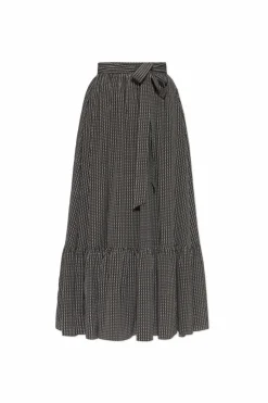 Chloé BLACK Silk skirt with pockets