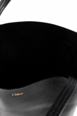 Chloé BLACK Spin Medium bag type shopper