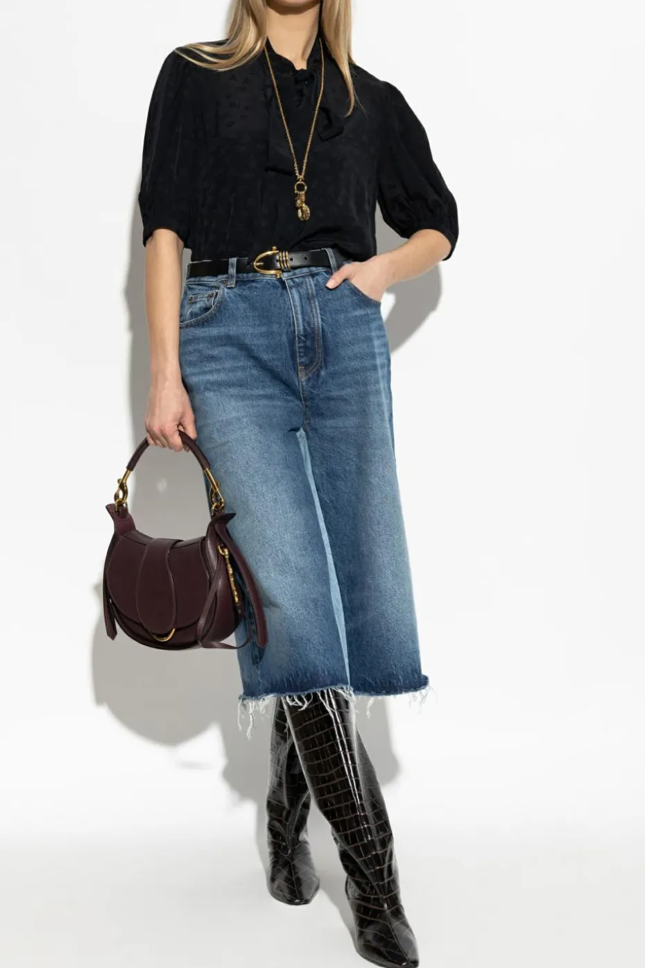 Chloé BLUE Denim shorts