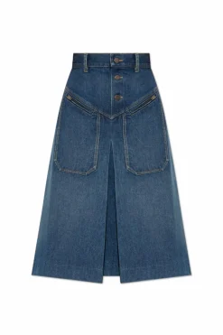 Chloé BLUE Denim skirt