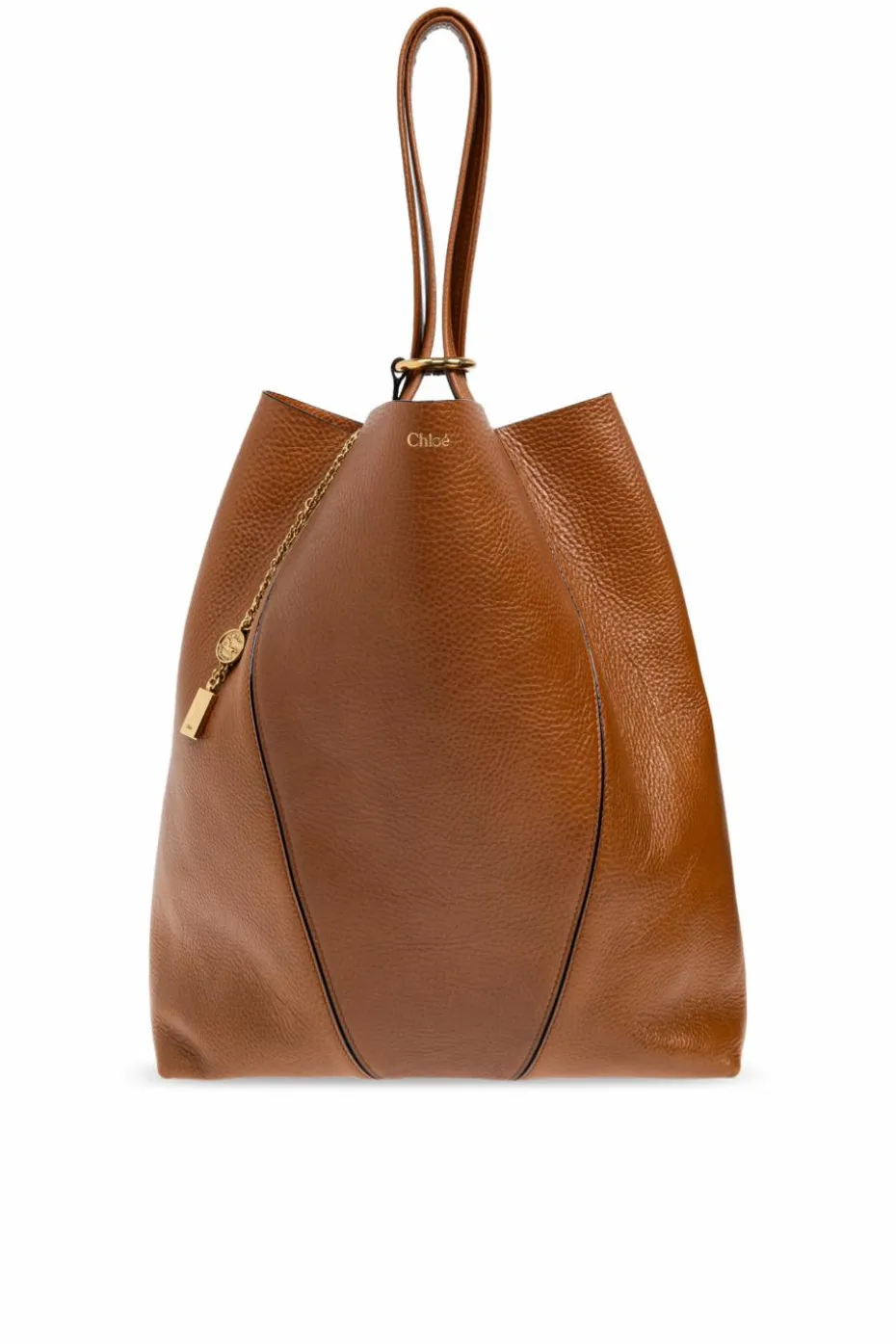 Chloé BROWN Bag Spin Large type shopper
