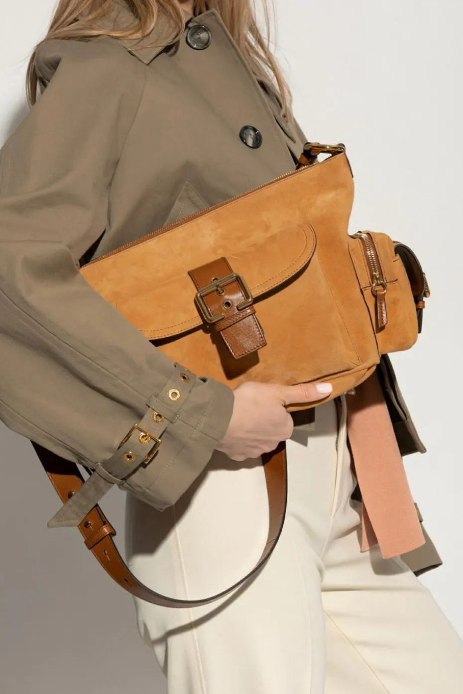 Chloé BROWN Handbag Camera Medium