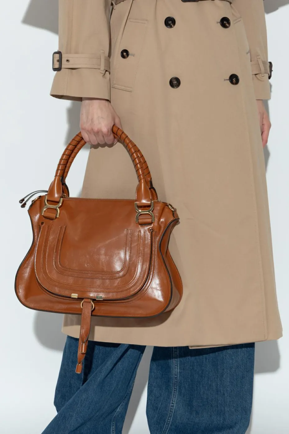 Chloé BROWN ‘Marcie Medium’ Shoulder Bag