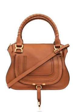 Chloé BROWN ‘Marcie Medium’ leather shoulder bag