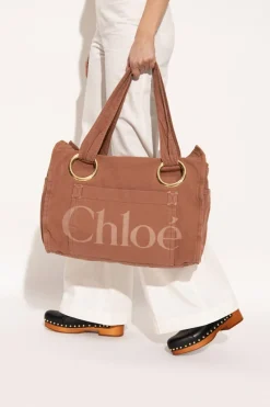 Chloé BROWN "Plage Large" shopper bag