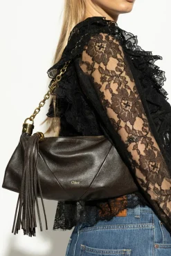 Chloé BROWN Shoulder bag Foulard Small