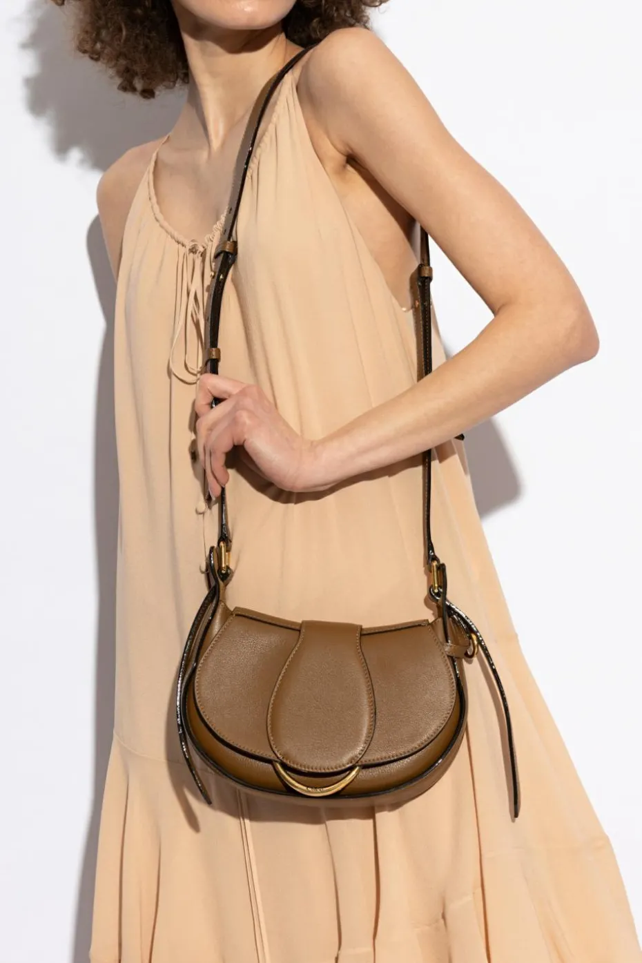 Chloé BROWN Shoulder bag Ride Small