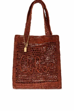 Chloé BROWN Shoulder bag `Summer Banana` shopper type