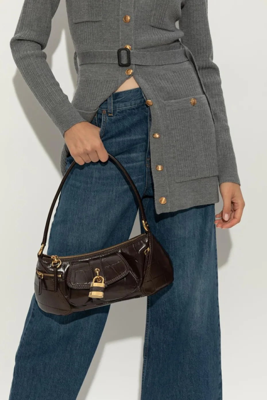 Chloé BROWN Shoulder Bag 'The 99'