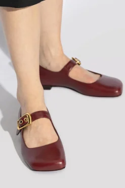 Chloé BURGUNDY Ballet flats Polly