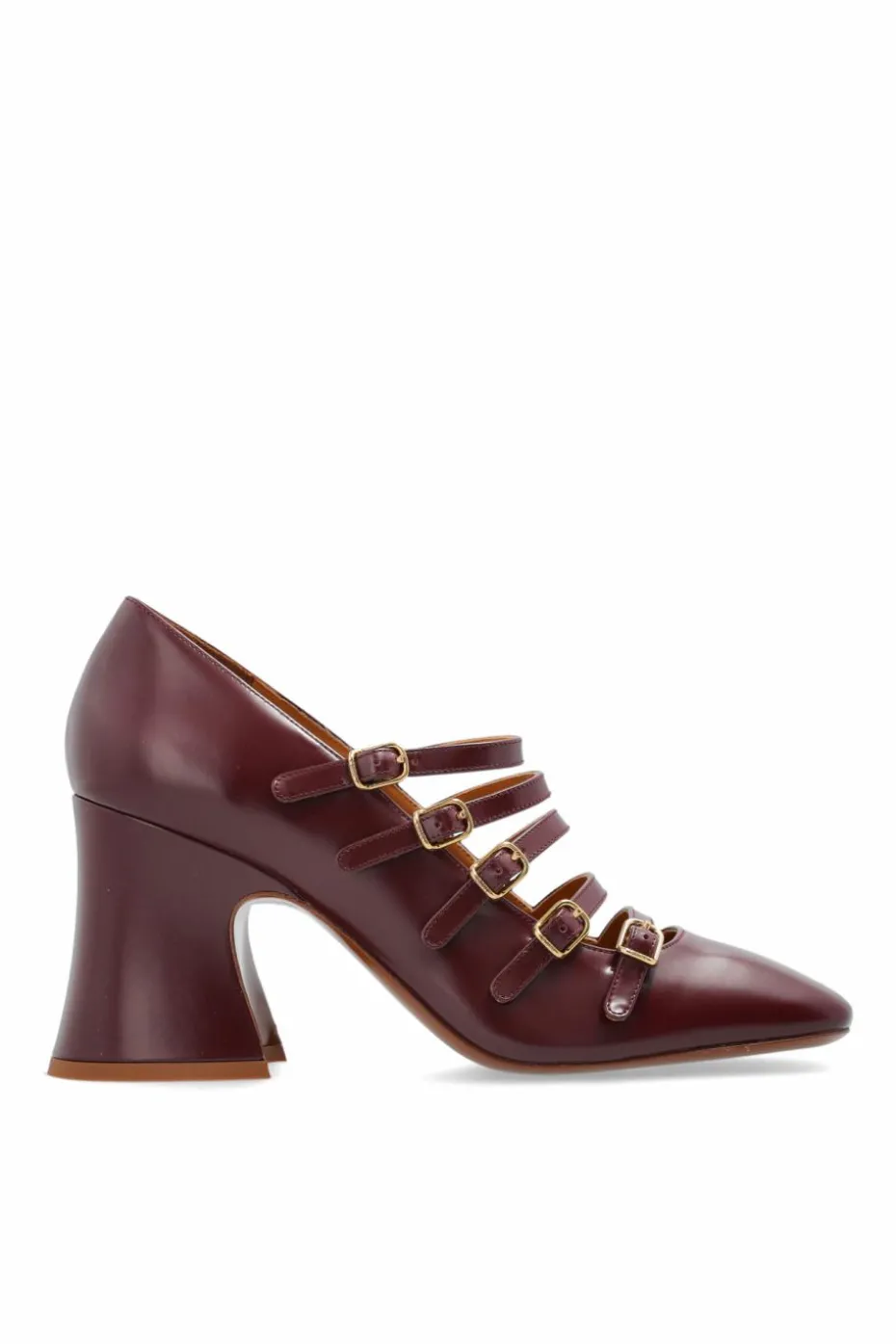 Chloé BURGUNDY Heeled shoes "Janis"
