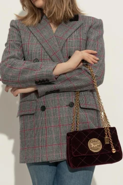 Chloé BURGUNDY Shoulder bag "Chloé Heritage Small"