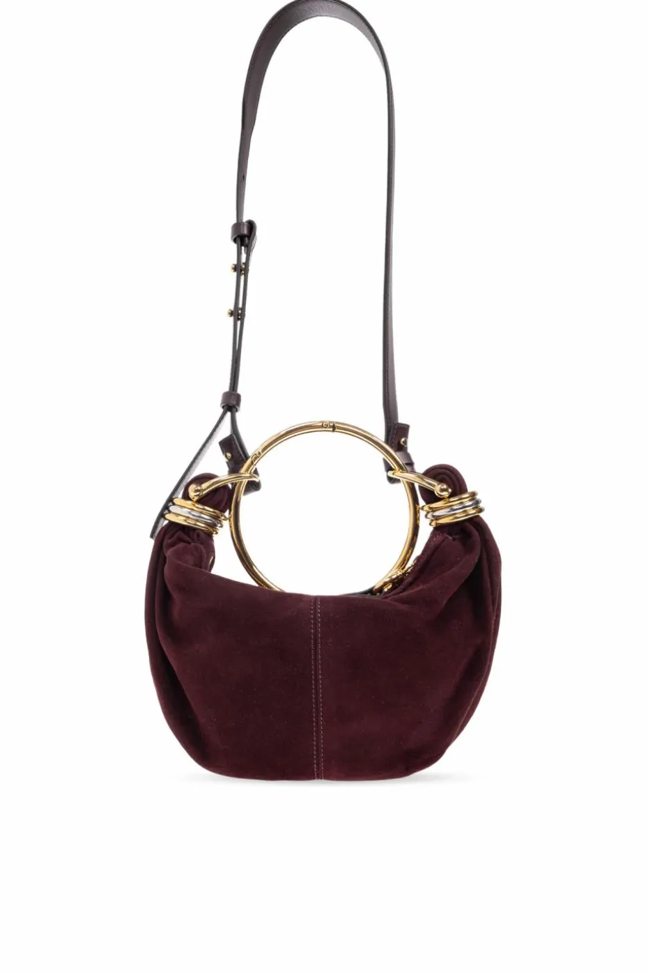 Chloé BURGUNDY Shoulder bag ‘Bracelet Mini’
