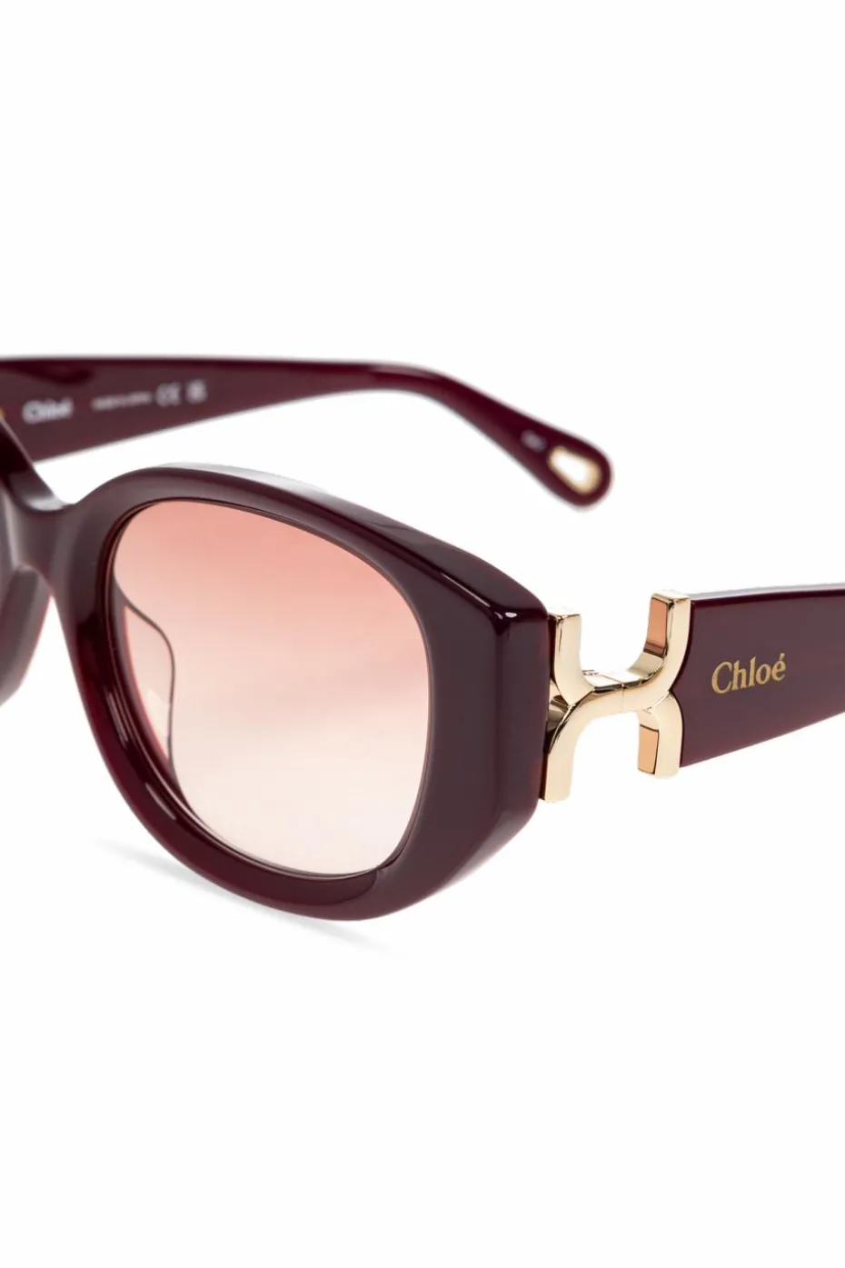 Chloé BURGUNDY Sunglasses