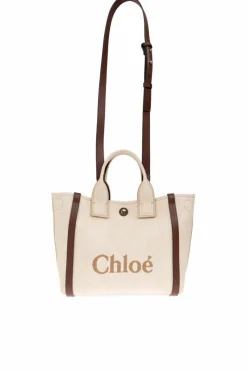 Chloé cream "Chloé Carry Small" tote bag